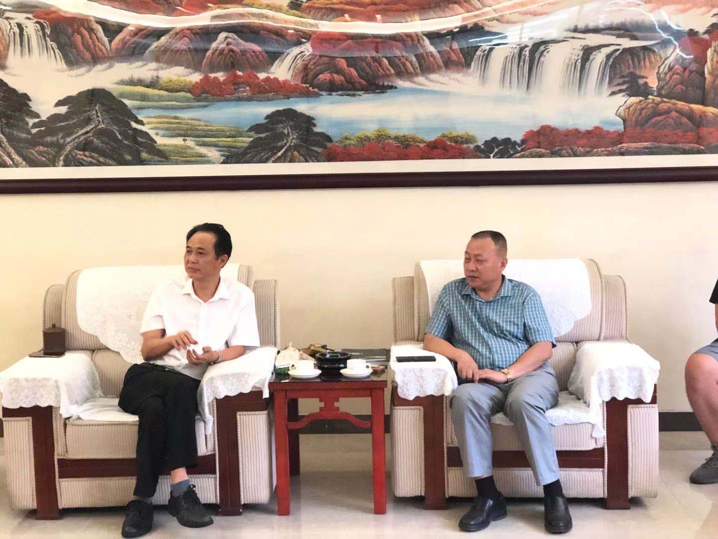 中国建材流通协会执委副会长李作奇一行考察COSO高斯卫浴