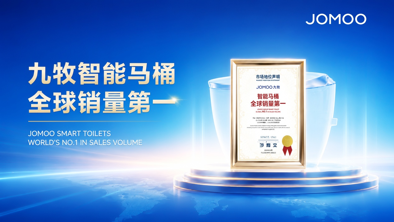 九牧智能马桶全球销量第一，重塑全球卫浴格局