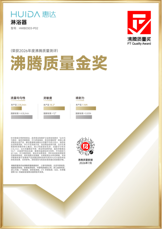 沸腾质量奖 媒体通稿165